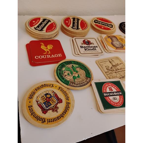 Vintage German Beer Coasters Lot Drink Mats Cardboard Deutsch Bier - Picture 2 of 5